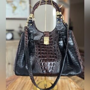 Brahmin Crocodile Shoulder Bag